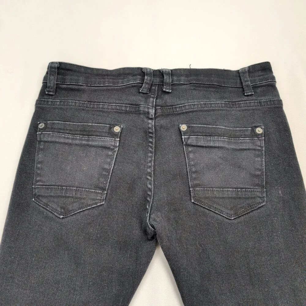 Copper Rivet Black Distressed Skinny‎ Jeans Women's Size 30